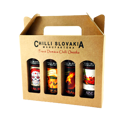 4x Chilli szósz Ajándékdoboz Barna 4x 100 ml