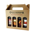 4x Chilli szósz Ajándékdoboz Barna 4x 100 ml