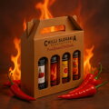 4x Chilli szósz Ajándékdoboz Barna 4x 100 ml