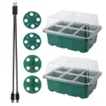 GROW BOX (2x6) 2x LED világítással, 2x 6 férőhelyes doboz + 20 db chili mag