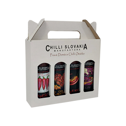 4x Chilli szósz Ajándékdoboz Fehér 4x 100 ml