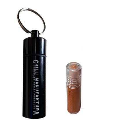 Kulcstartó CM fekete + Carolina Reaper (ULTRA HOT)  