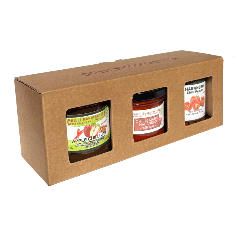 Ajándékdoboz 3 részes Jam, Mash, Chilli befőtt Ajándékdoboz 3 részes Jam, Mash, Chilli befőtt