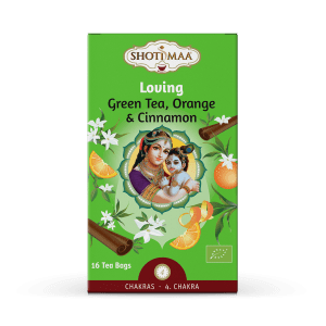 Loving - Zöld tea, narancs és fahéj Tea a 4. csakrára 16x2g